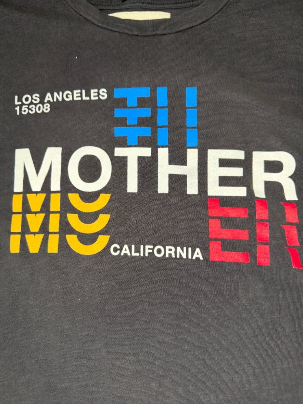MOTHER Superior The Sinful Tee/MOTHER Glitch Graphic - Black- M- MSRP $110 - Picture 4 of 9